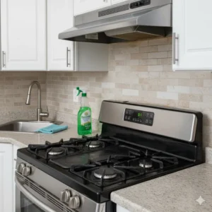 Effectively Clean a Greasy Kitchen Stove